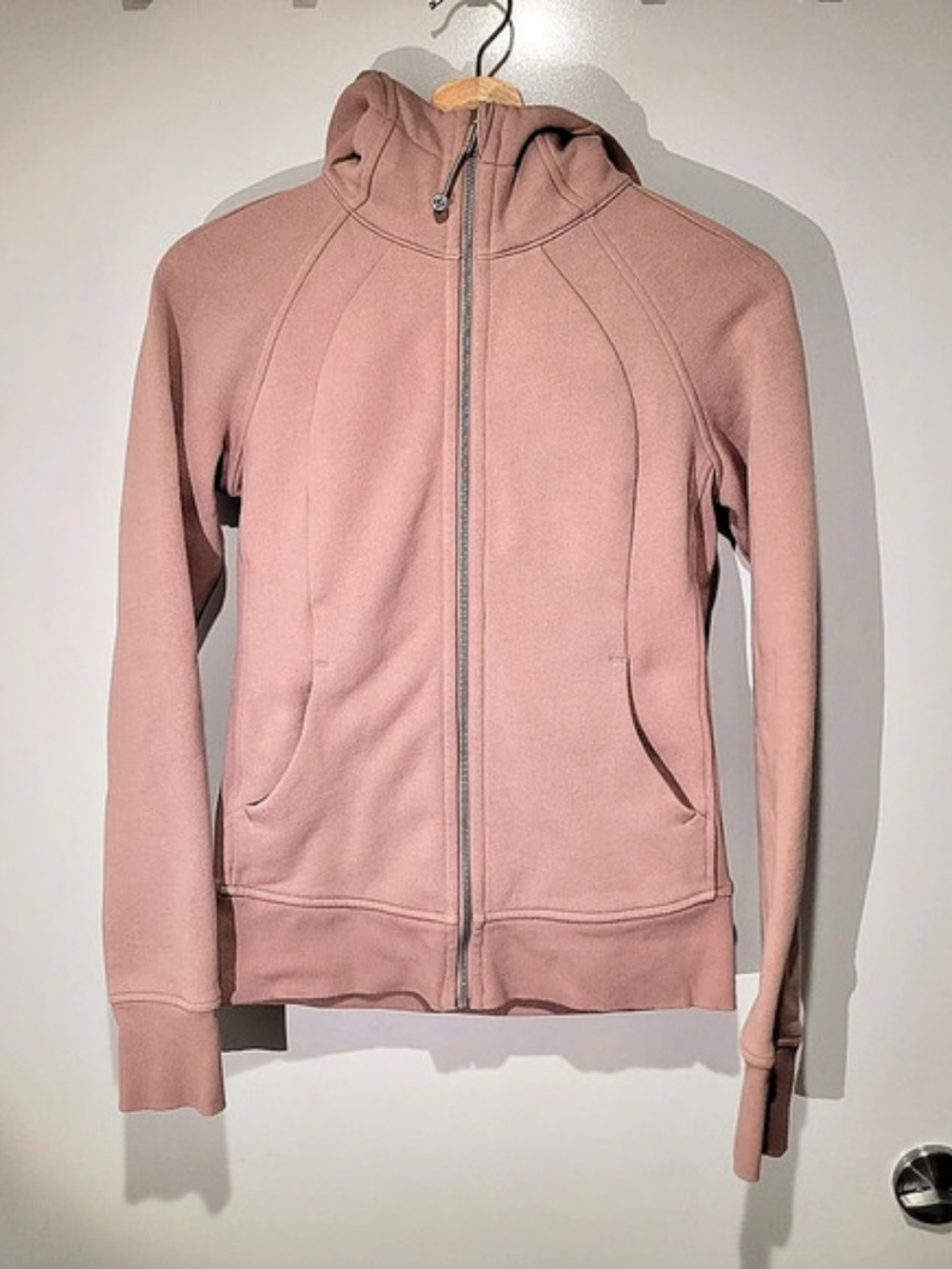 lululemon Scuba Hoodie Full-Zip Pink Size 4